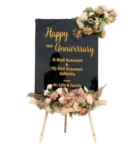 Papan Bunga Akrilik Cacaban