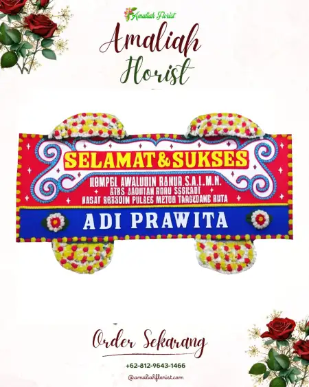 Papan Bunga Ucapan Selamat Cacaban